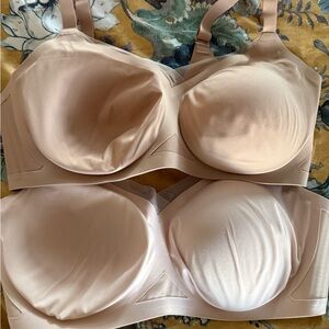 Honeylove Nude and Light Tan Soft Cup Bra Duo